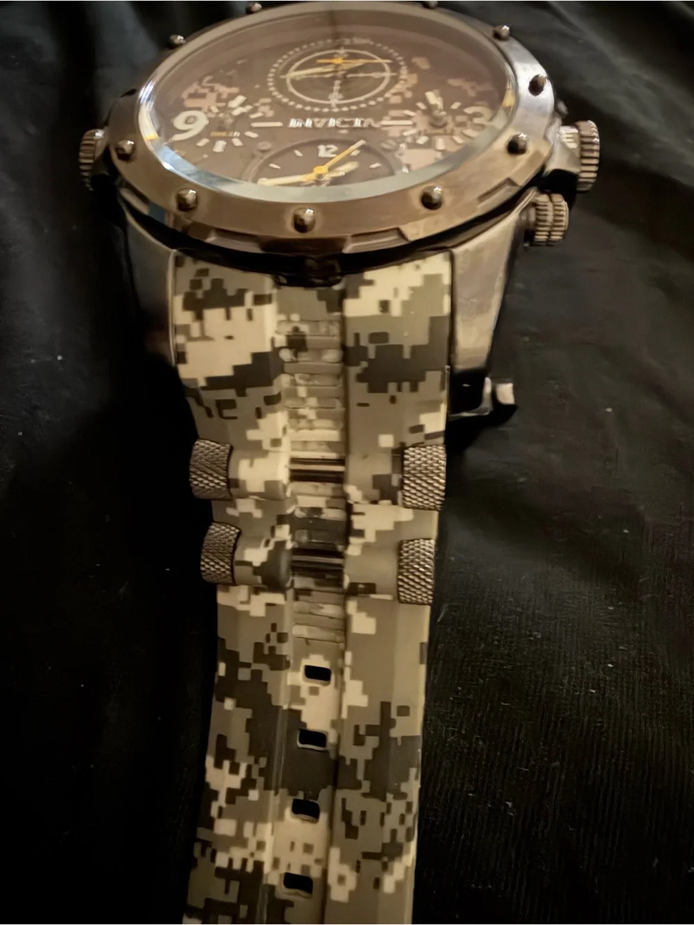 Invicta Coalition Forces Men's Camouflage Military Jacket - Green Camo